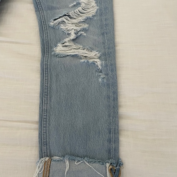 Agolde Light wash ripped denim sz 24 - Picture 9 of 9